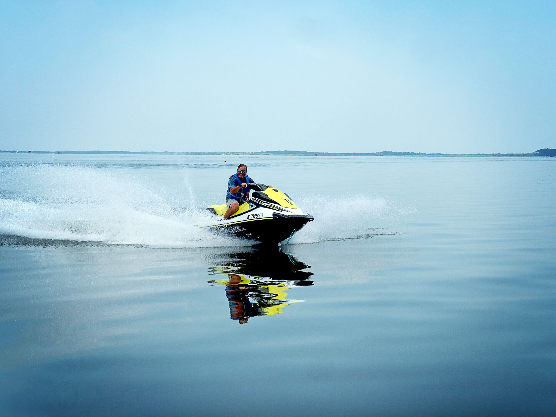 Jet ski on the water