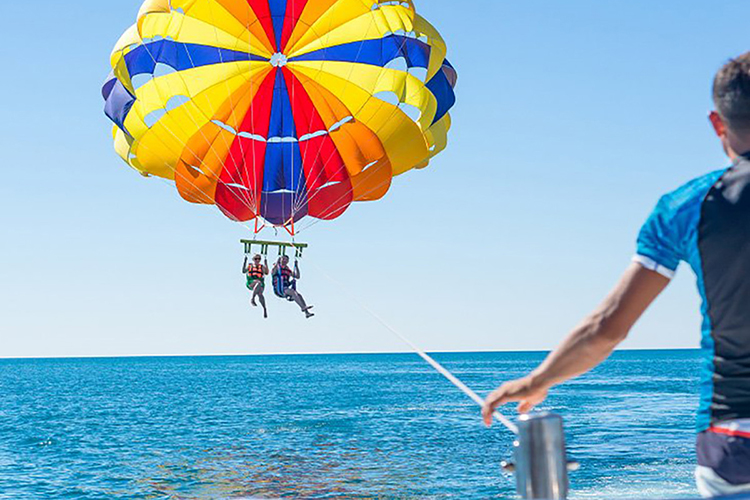 Parasailing at the OBX